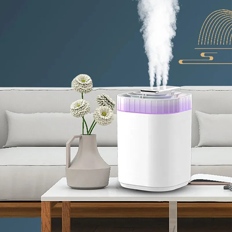3L Ultrasonic Cool Mist Humidifier Quiet Air Humidifier for Bedroom Large Room Office Home Daily Use