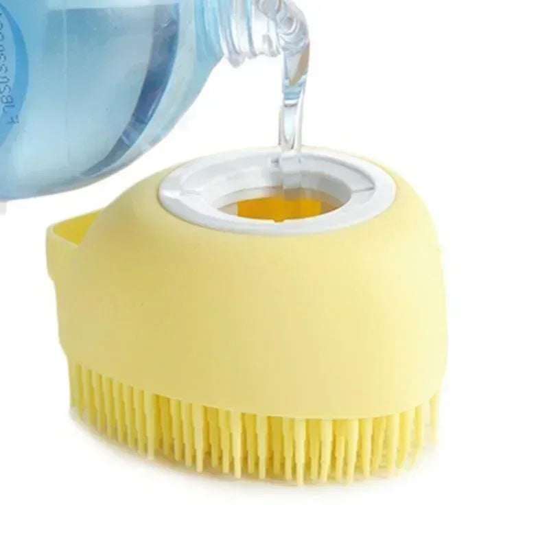 Pet Cleaning Wash Bath Massage Brush Soft Silicone Pet Accessories for Dogs Cats Tools Pet Supplies  расческа для собак