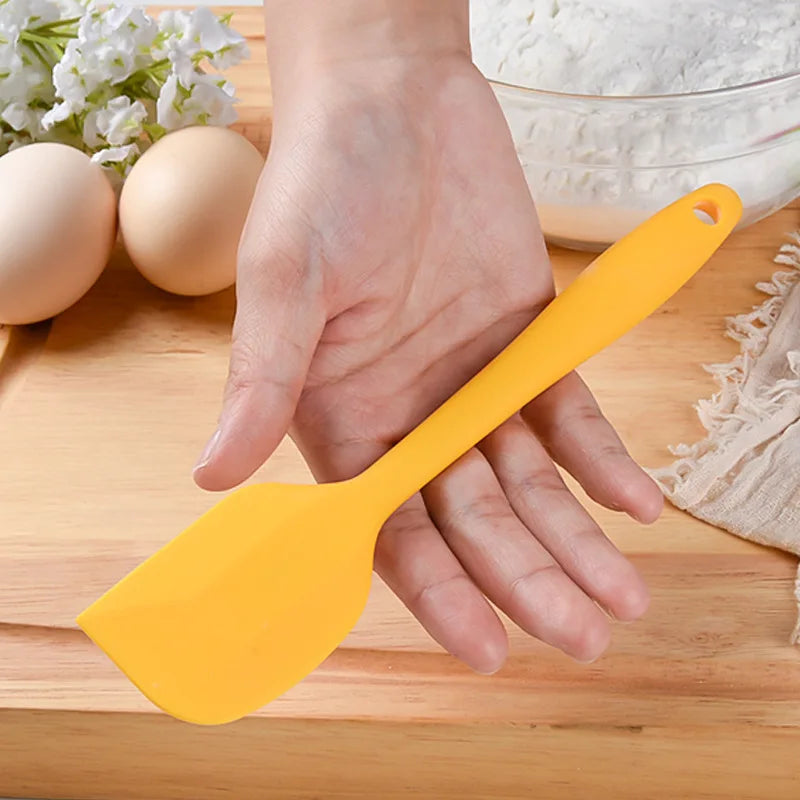 Silicone Spatula Food Grade Heat Resistant Non Stick Baking Tool Cake Mixer Cream Scraper Easy to Clean Utensils