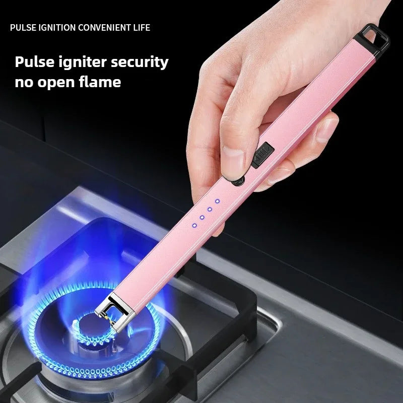 Creative Household Electronic Rechargeable Igniter. Pulse Ignition Gun. Scented Candle Natural Gas Stove Special Lighter