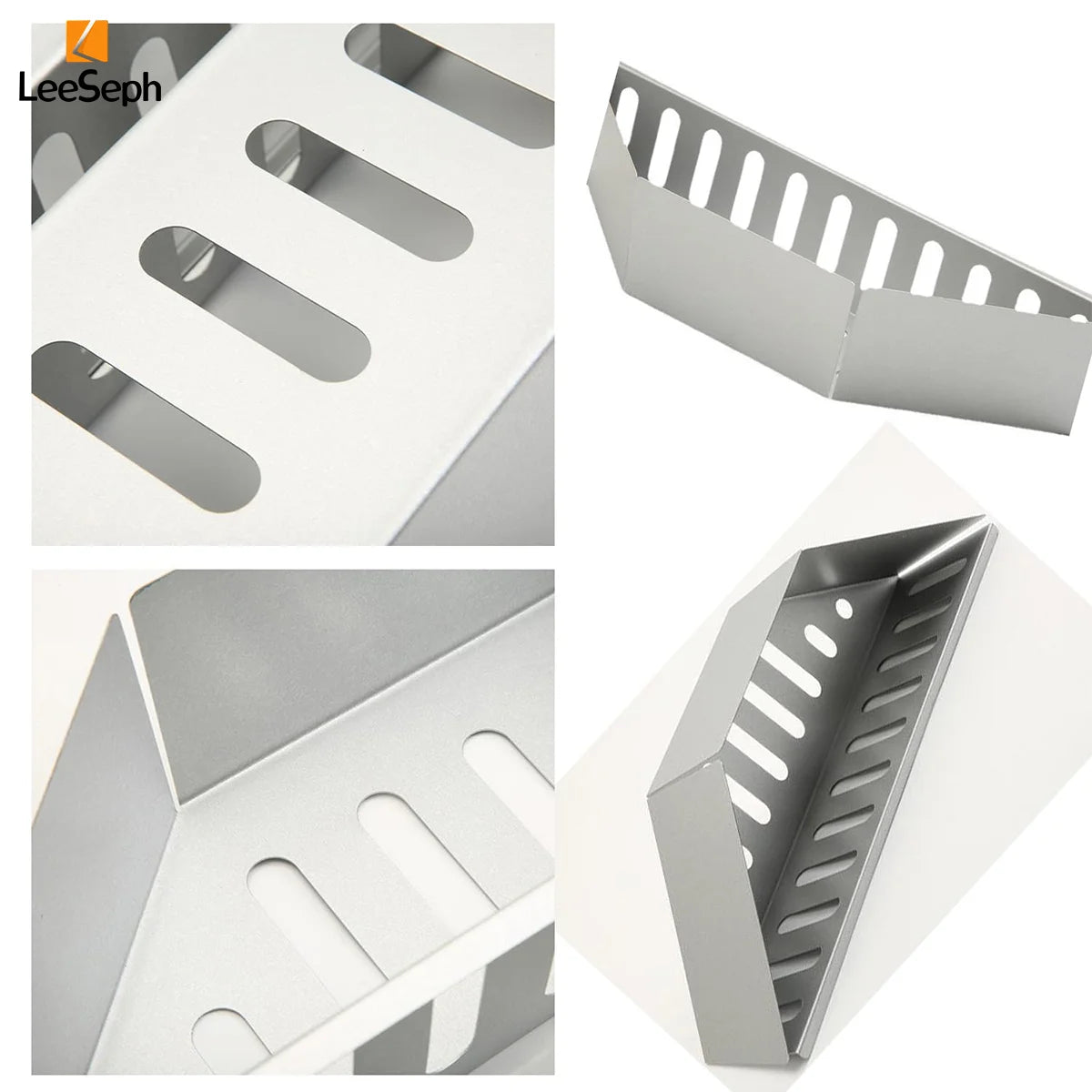 Leeseph Stainless Steel Charcoal Basket, BBQ Grilling Accessories for Grills and Kettles, Charcoal Grill Accessories