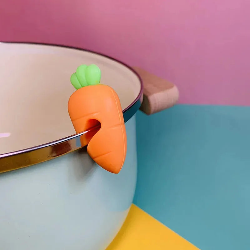Silicone Pot Lid, Anti-overflow Rack, Heat-resistant Anti-overflow Stopper, Lid Lifter, Durable Bracket Creative Kitchen Gadgets