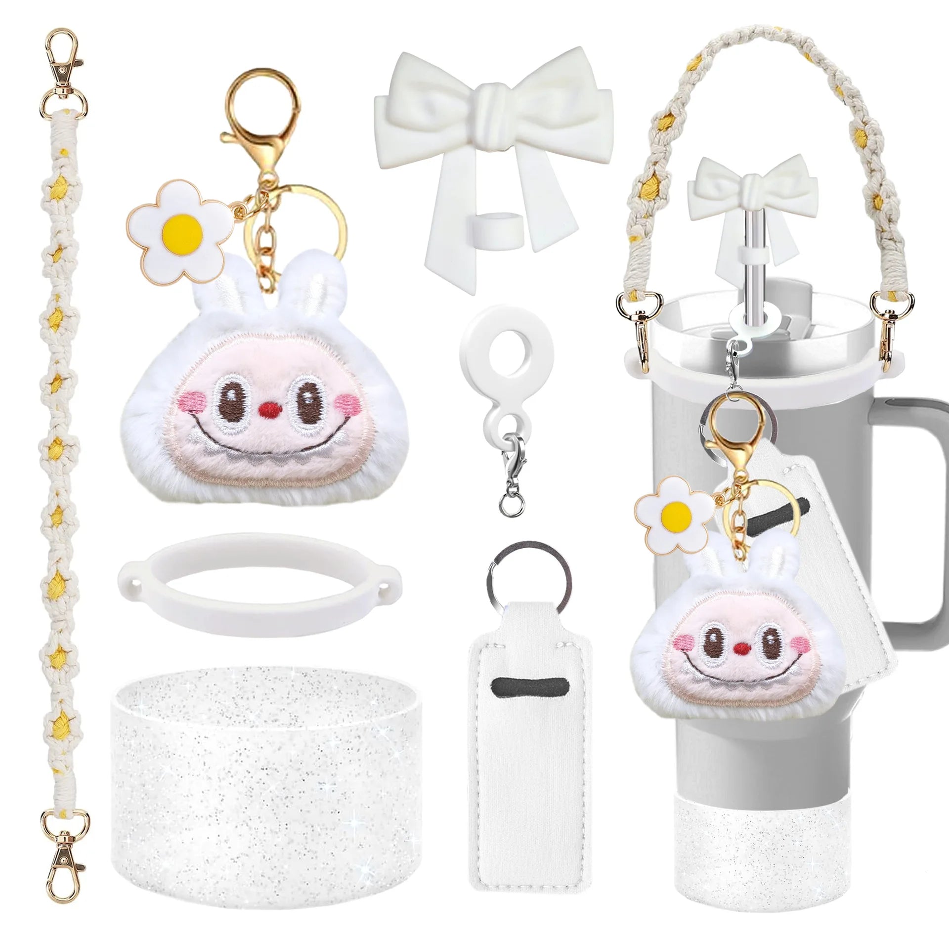 2025 new mode1200MLchristmas mug Car Cup Large Capacity Water Cup with Handle and Straw Double-walled Insulated Travel Mug