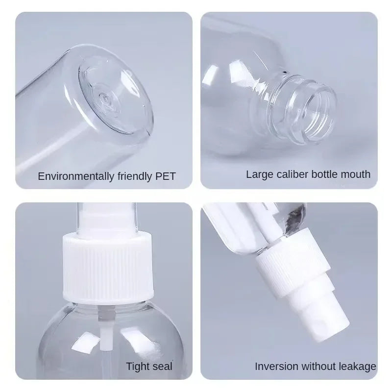 25Pcs 50ml Refillable Clear PET Plastic Portable Spray Bottle Empty Perfume Container Mist Pump wholesale