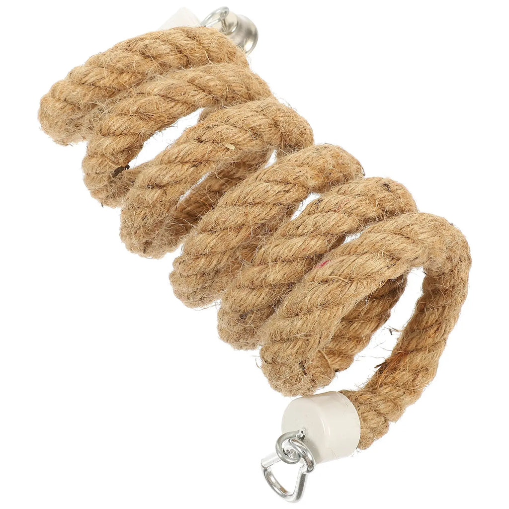 2M Durable Cotton Climbing Rope Toy Bird Rope Perch Parrot Swing Stand Rope Perches For Cages Pet Accessories Hanging Bird Toy