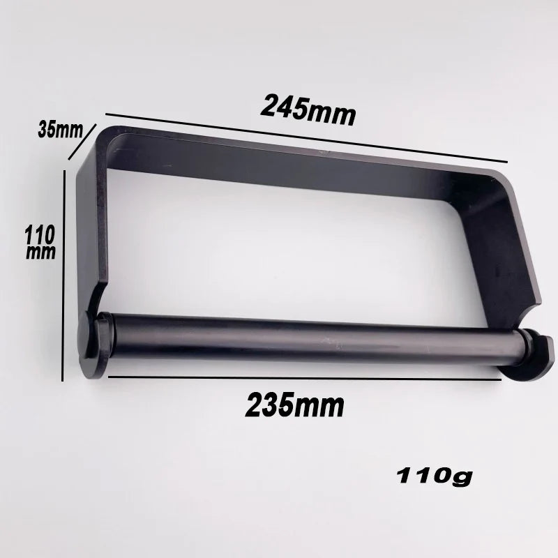 Adhesive Toilet Paper Holder Kitchen Roll Towel Rack Napkin Dispenser Absorbent Stand Tissue Hanger Bathroom Accessories