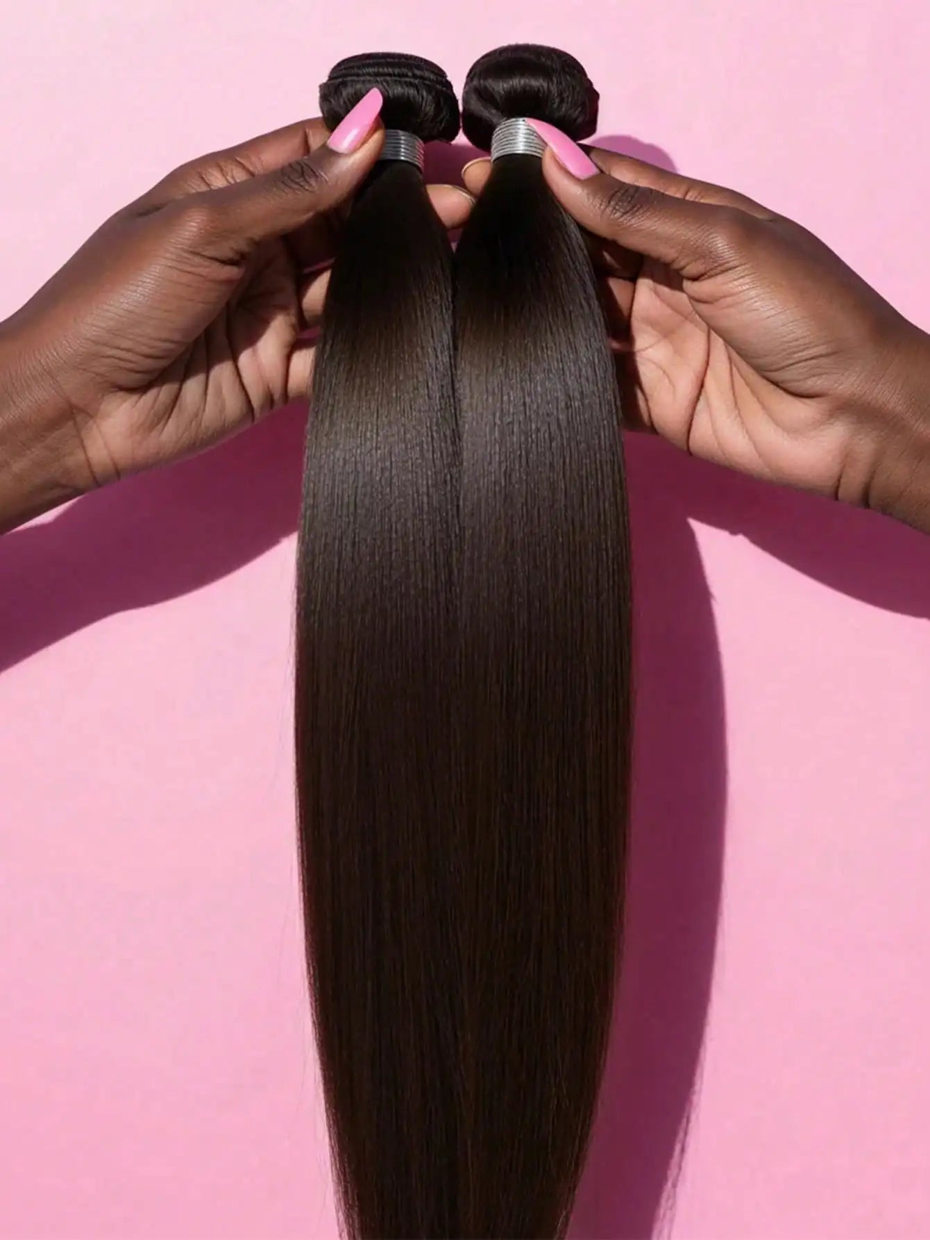 30 32 Inch Bone Straight 100% Weave Human Hair Bundles Raw Hair Extensions Brazilian Natural Black 3 4 Bundle