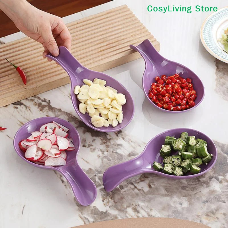 Heat-Resistant Spoon Rest Large Spoon Holder Cooking Spoon Rest Plastic Coffee Spoon Holder Dishwasher Safe Spoon Rest