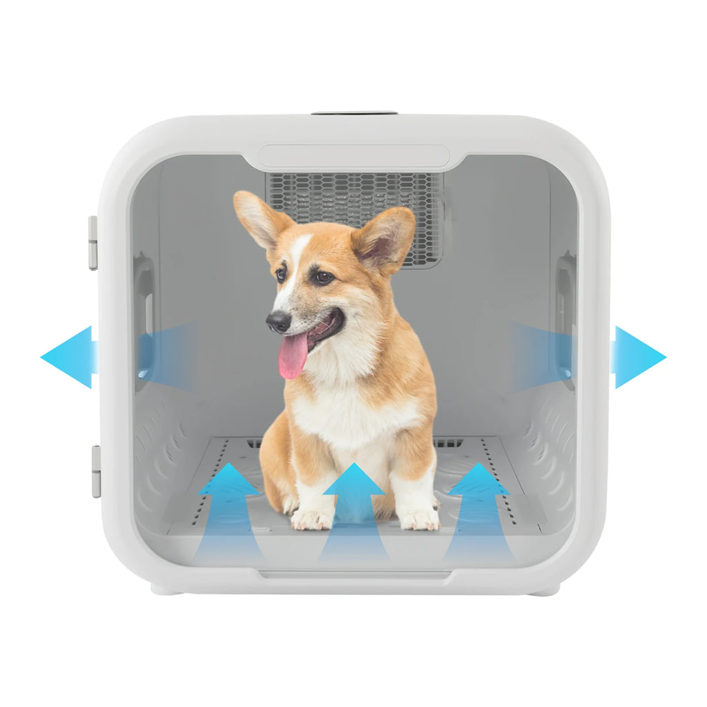 800W Pet Dryer Box Pet Grooming Hair Dryer Pet Force Dryer for Pet Hair Drying and Sanitizing Sterilization for 2-3 Cats