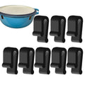 Silicone Dutch Oven Protector Clips Food Grade Cookware Lid Holder Stacking Guard Kitchen Storage Clip for Cast Iron Pot