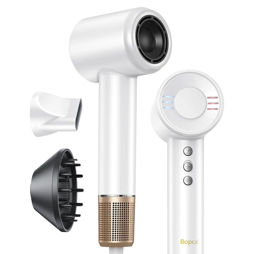 Electric Hair Dryer 120000RPM Brushless Negative Ions Blow Dryer 1500W Super Powerful Wind Lownoise Profession Salon HairDryer