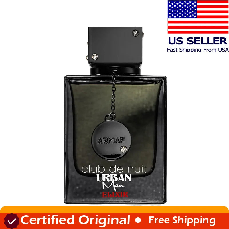 Armaf Club De Nuit Urban Man Elixir for Men Eau de Parfum Spray, 3.6 Ounce
