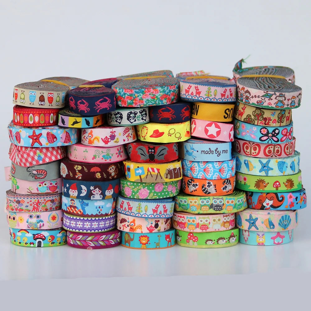 10 YARD 5/8" Inch 16MM Animal Cartoon Ribbon Decorative Dog Leash Lace