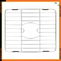 Small Sink Protector Grid - Anti-Scratch Stainless Steel Mat for Kitchen Sink Bottom & Dish Drying Rack