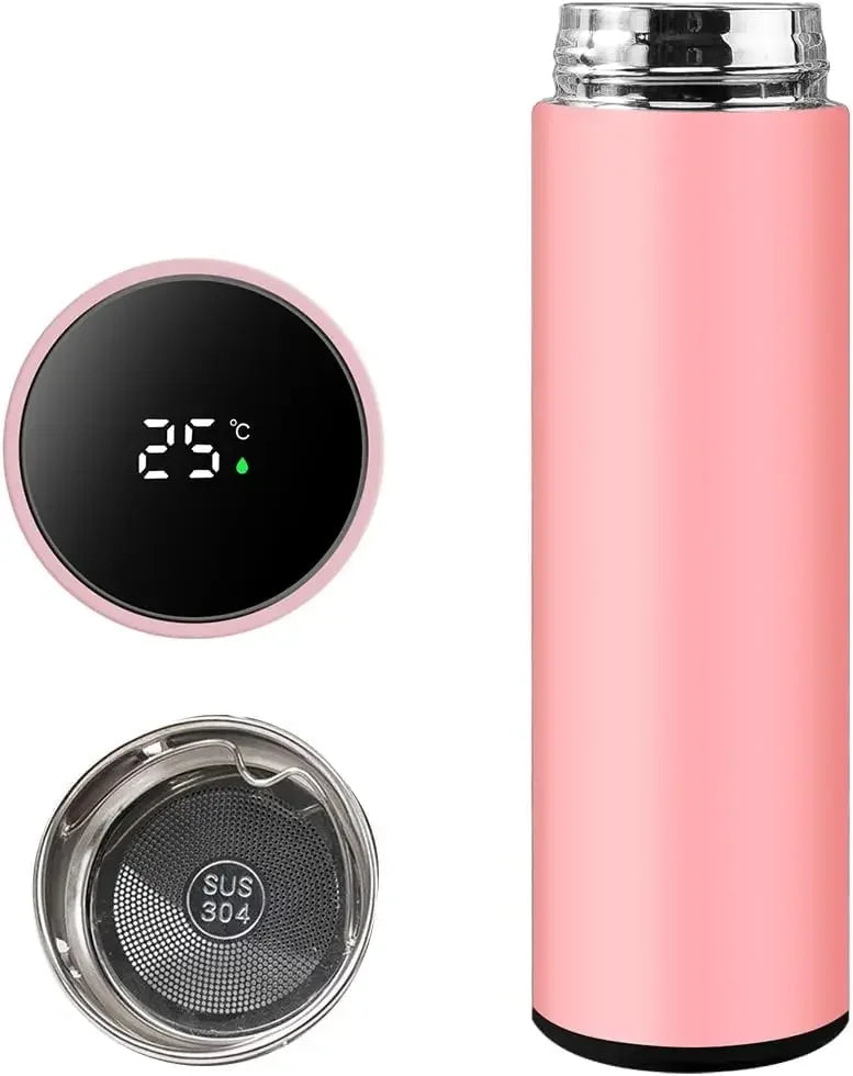 500mlStainless Steel Thermos Cup Leak proof Double layer Insulation LCD Temperature DisplayIntelligentTemperatureDisplayReusable