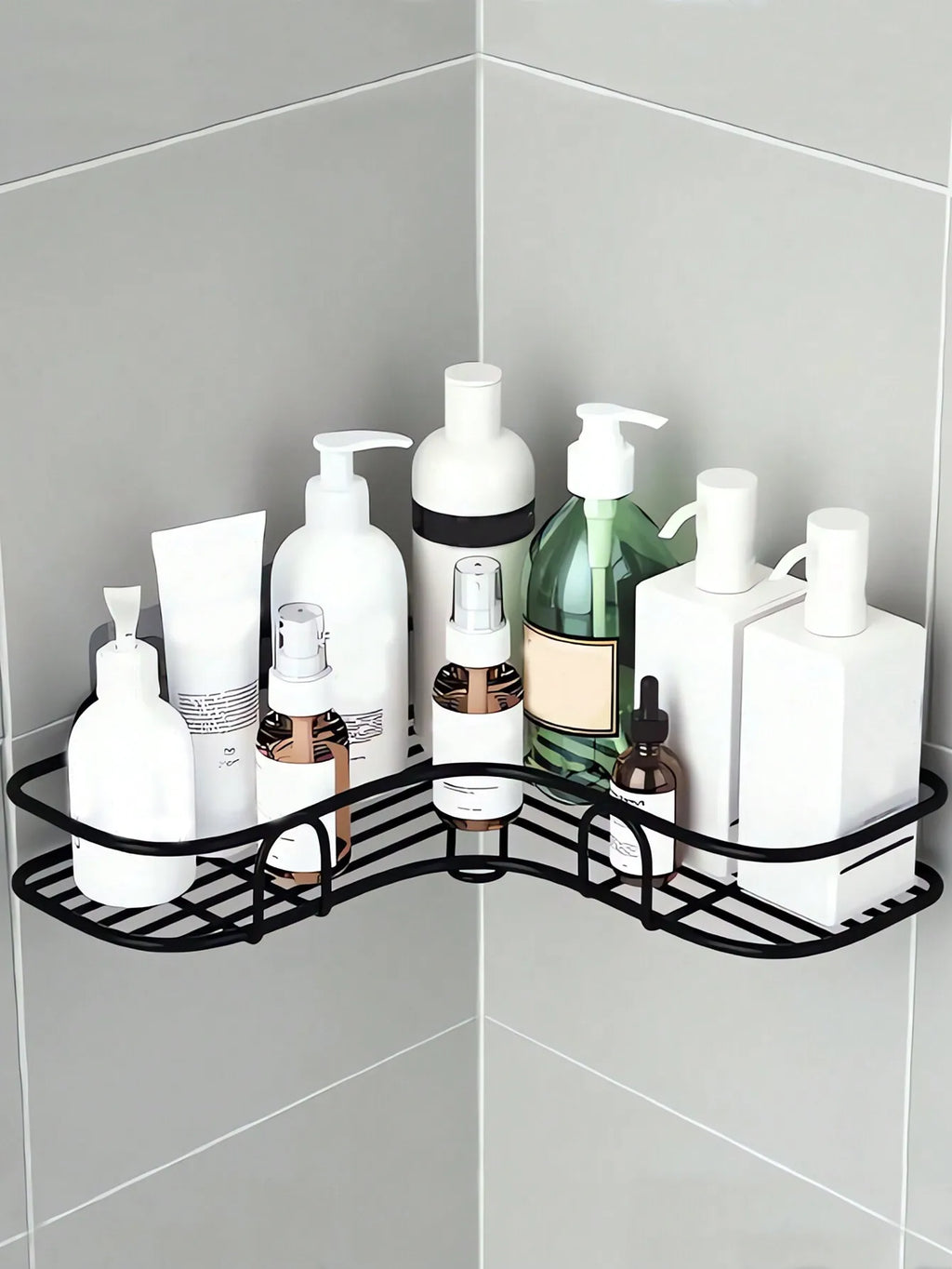Bathroom Kitchen Triangle Corner Rack: Wear-Resistant Dorm Utility Storage Rack
