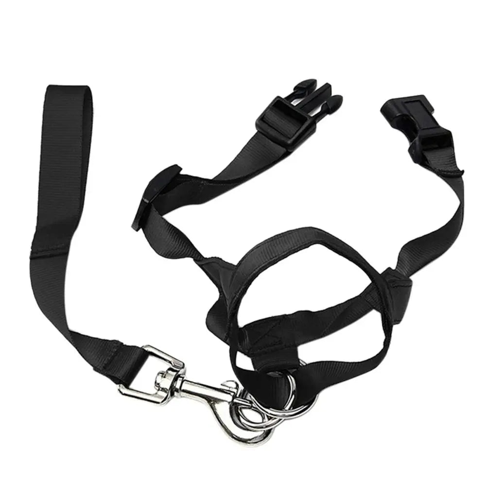 Adjustable Anti barking Non Pull Nylon Leader Harness Dog Head Collar Dog Halter Dog Muzzle