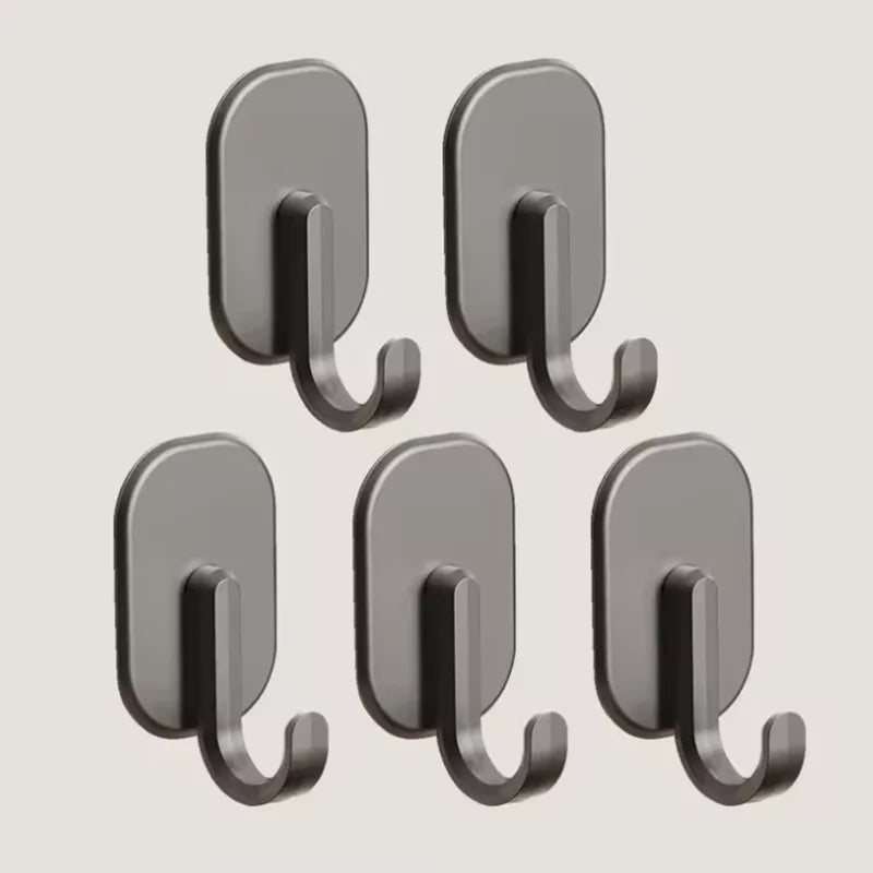 1/2/5Pcs Versatile Magnetic Hooks  Household Door Rear Hook Reusable Multipurpose Hanging Solutions for Home