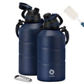 FEIJIAN Thermos Bottle 1.9L Large Capacity Stainless Steel Thermal Water Bottle Cold and Hot Vacuum Flask With rope Gym