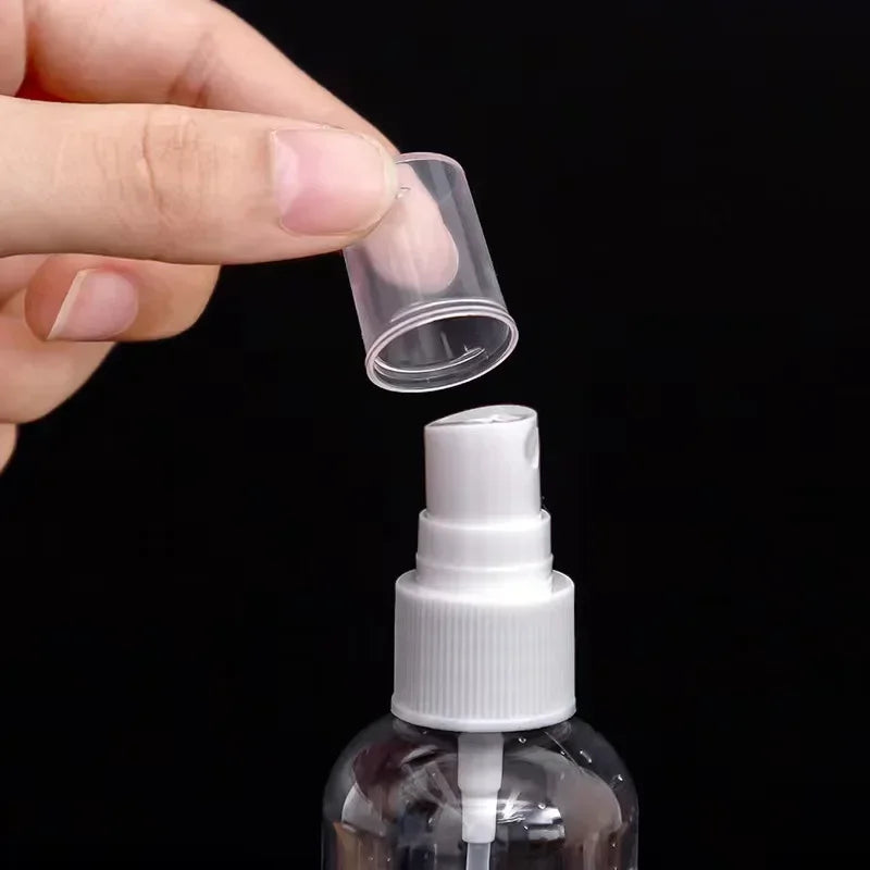 25Pcs 50ml Refillable Clear PET Plastic Portable Spray Bottle Empty Perfume Container Mist Pump wholesale