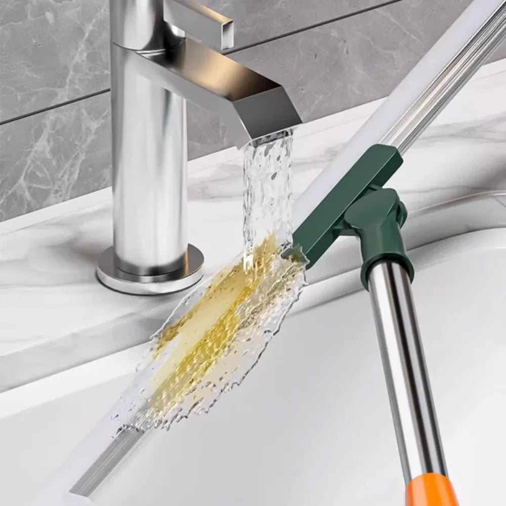 Silicone Scraper Broom Magic Wiper Floor Toilet Bathroom Squeegee Scrubber High Place Glass Wiper Household Cleaning Tools