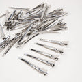 Duck Billed Long Hair Sectioning Clips Stainless Steel Hair Accessories 24 pcs Home Hair Clips Set for Women Styling Sectioning