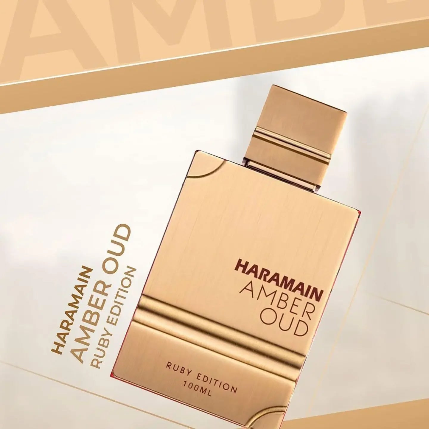 Al Haramain Amber Oud Ruby Eau De Parfum (EDP) 100ML Unisex, Rose & Oud Fragrance, Long Lasting Luxury Spray