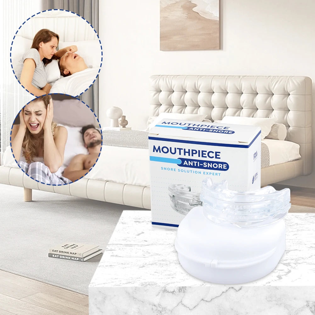 New Mouth Guard Anti-Snoring Teeth Bruxism Mouthguard Improves Sleep Teeth Bruxism Sleep and Apnea Snoring Device Stops Snoring
