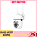 Ease Life APP Wireless 1080P HD Indoor/Outdoor WiFi Security Camera, Color Night Vision, 2-Way Audio, 360° Pan/Tilt/Zoom