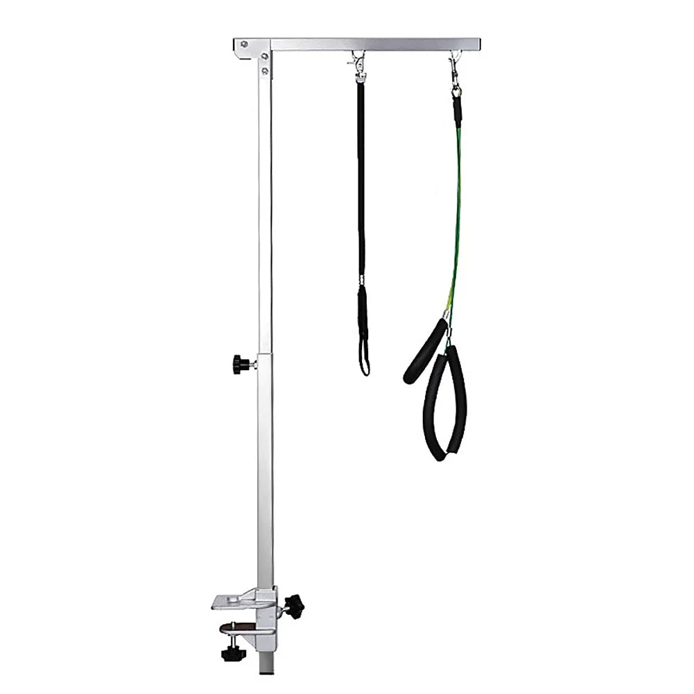 Foldable Grooming Bracket Adjustable Stainless Steel Suspender Grooming Table Arm Support Dog Cat Holder Desk Pet Accessories