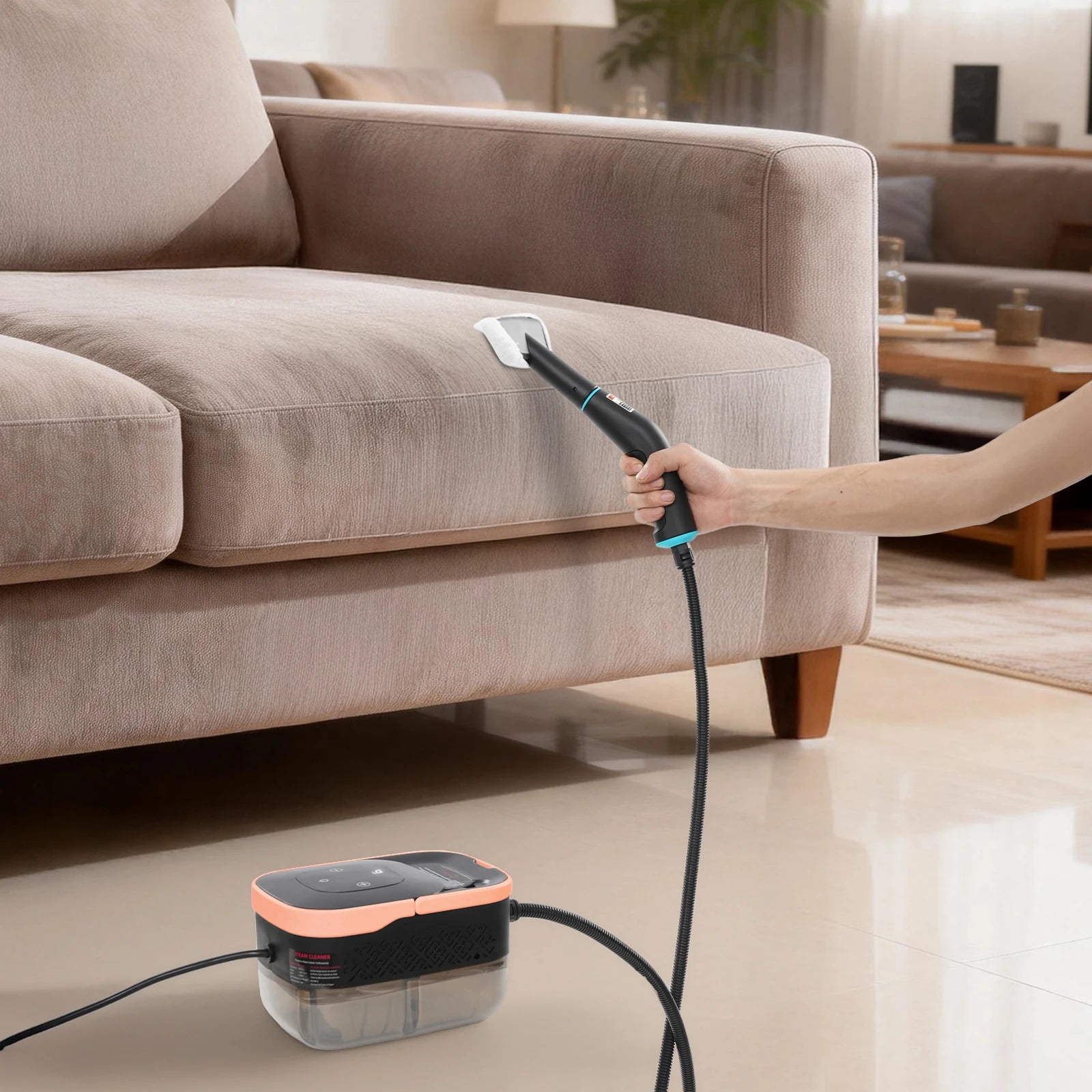 High Pressure Cleaning Steam Engine Steam Cleaner Portable Steam Cleaner Steam Cleaner With Various Nozzles 1500W