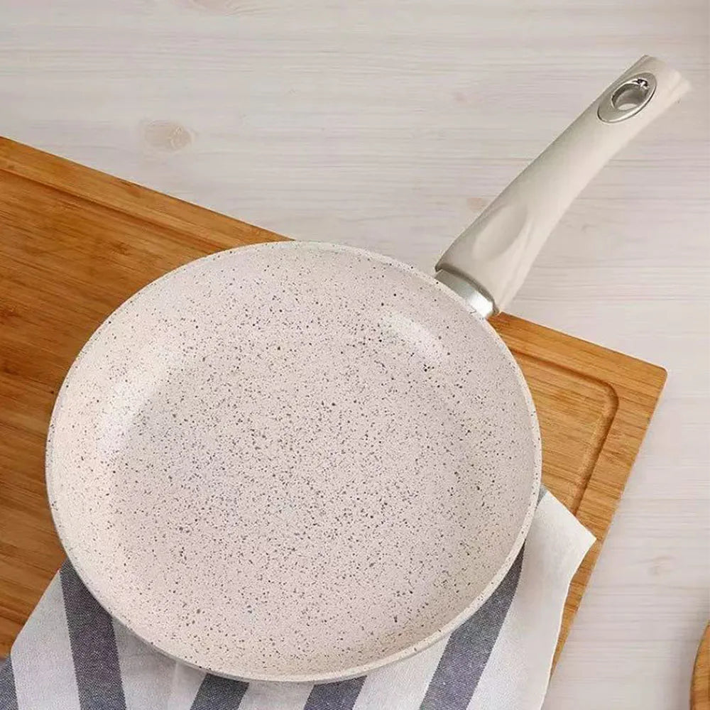 Ceramics Omelet Pot Non-Stick Frying Pan Wok Steak Skillet Pancake Home Induction Gas Stove Cooking Saucepan Kitchen Cookware