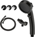 High Pressure Oil-Rubbed Bronze Handheld Shower Head with ON/OFF Switch, 3 Spray Modes, Adjustable Bracket