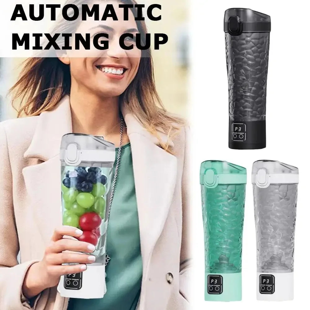New In Auto Mixing Cup 3 speed Power Electric Shaker Bottle For milkshake Coffee Protein Shakes  Fitness Blender Kitchen Outdoor
