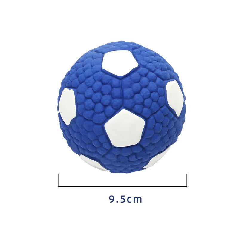 Internet Celebrity Hot Dog Toy Latex Rugby Tennis Dog Bite  Sound Ball Pet Toy Grinding Sound Toy Latex Rugby Dog Toy Latex New