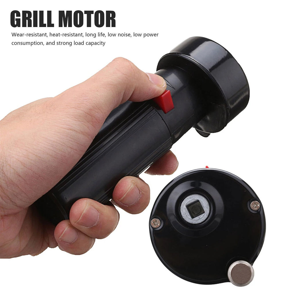 Electric BBQ Rotisserie Grill Rod 1.5V D Size Barbecue Rotisserie Rotator Motor Durable Electric BBQ Rotisserie Grill Rod