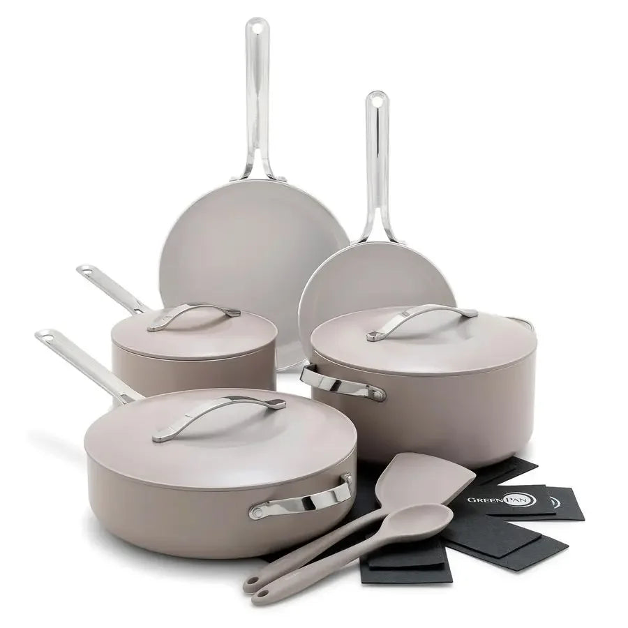 Nova 10Piece Cookware Pots amp Pans Set, Oprahs Favorite Things 2024, PFASFree Ceramic Nonstick, Fry, Saute, Stockpot, Utensils