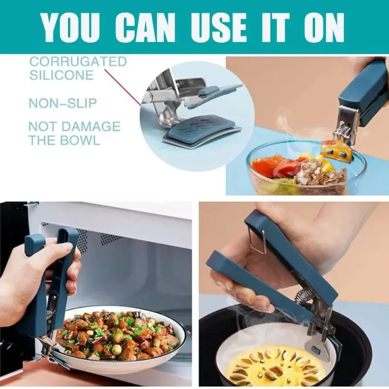 Bowl Clamps Clamps and Pliers for Lifting Hot Food Bowls Kitchen Things Pots and Plates From the Instant Pot Microwave Air Fryer