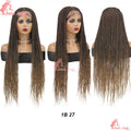 Senegalese Twist Wigs Synthetic Full Lace Frontal Wigs for Women Knotless Box Brading Wig For Daily Use