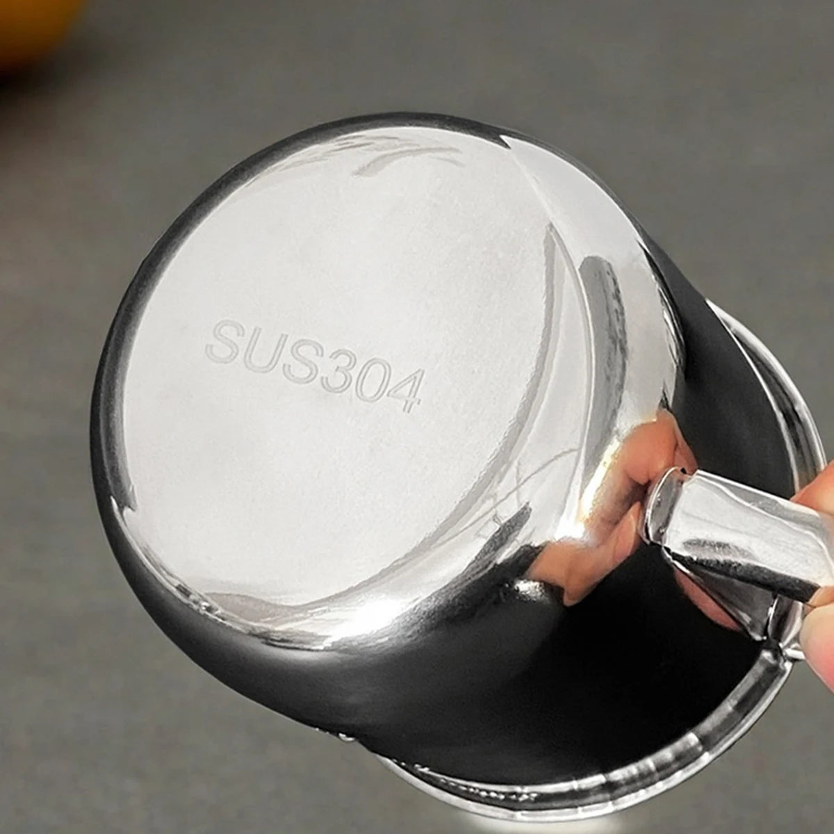 300ML Mini 304 Stainless Steel Water Cup Tumbler with Handle Durable Anti Drop Children Drinking Cup Reusable Milk Coffee Mug