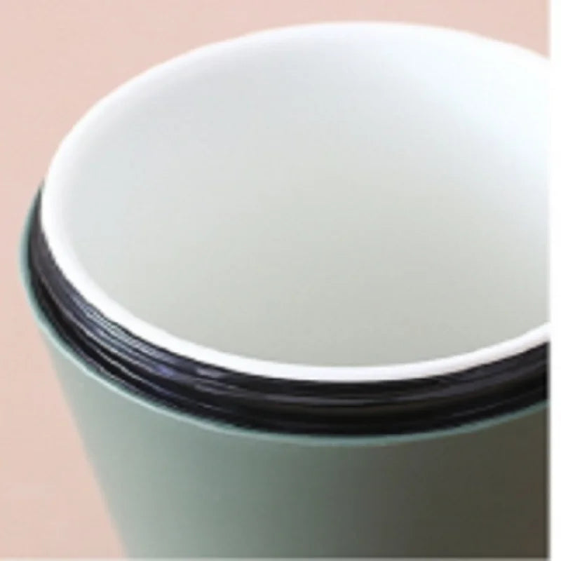 Fashion cup Pure ceramic inner pot coffee cup, men's and women's high-value portable milk tea cup, insulated cup, water cup