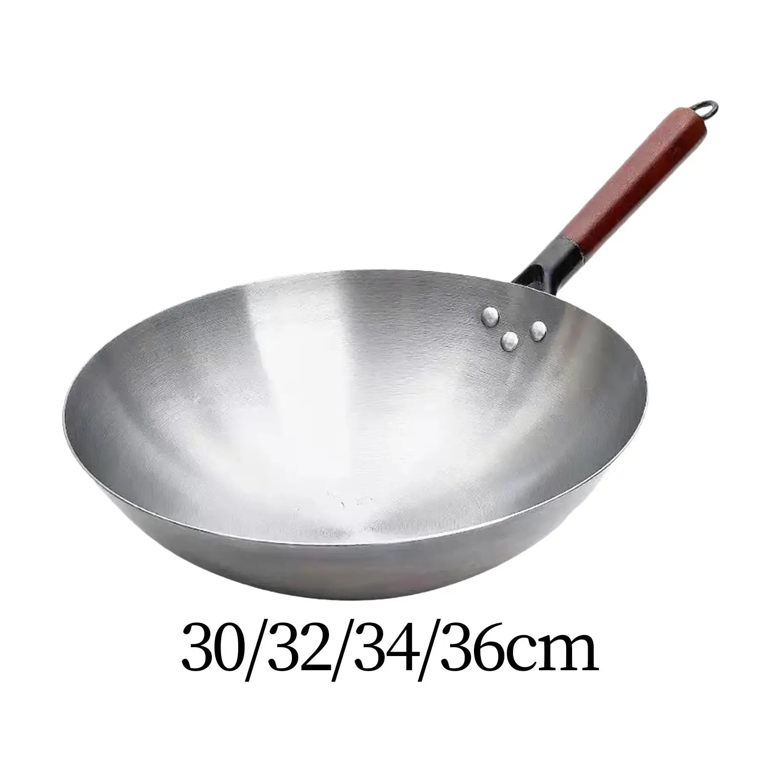 Frying Pan Nonstick Skillet Multifunctional Iron Food Stalls Portable Household Restaurant Lightweight Omelette Pan Wok Pan