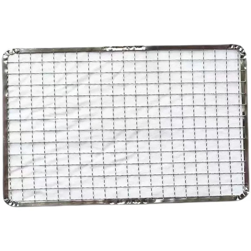 Disposable Square d BBQ ill Mat Outdoor Baking Me id Lightweight Portable Barbecue Net for illing And Cam