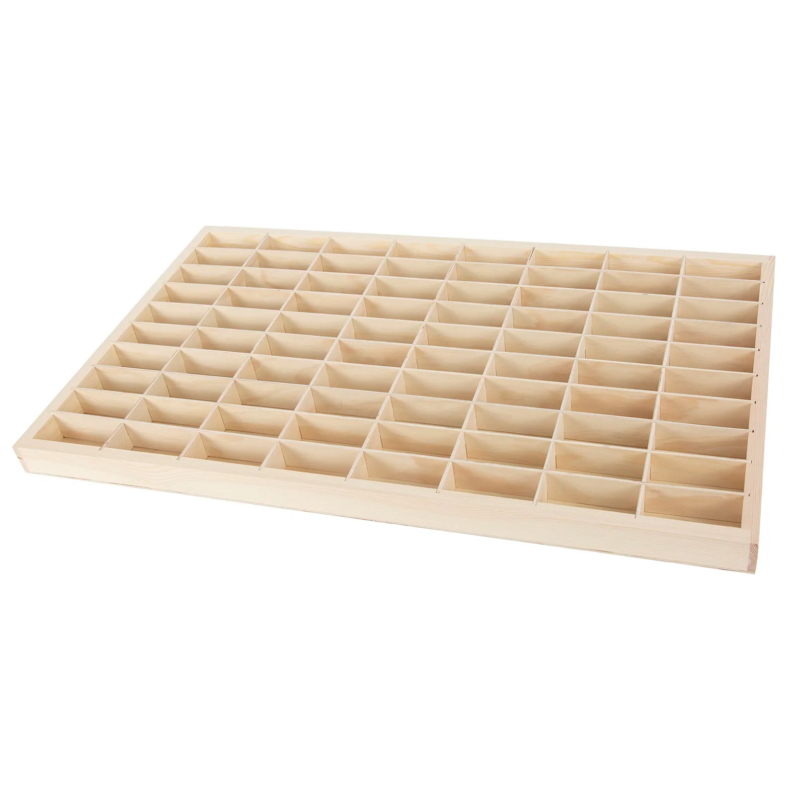 80 Grids for Hot Wheels Diecast Car Matchbox 1/64 Wood Display Shelf Toy Storage