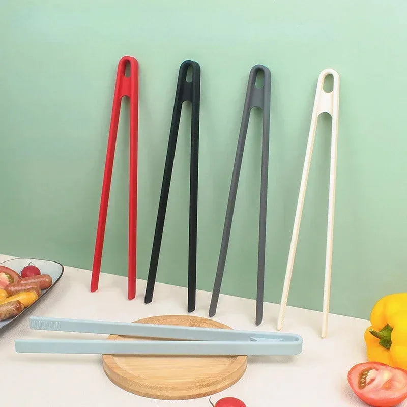 Kitchen Accessories Silicone Food Toast Tongs Trivet Tongs for Kitchen Tongs Non-slip Cooking Clip Clamp BBQ Salad Tools Grill
