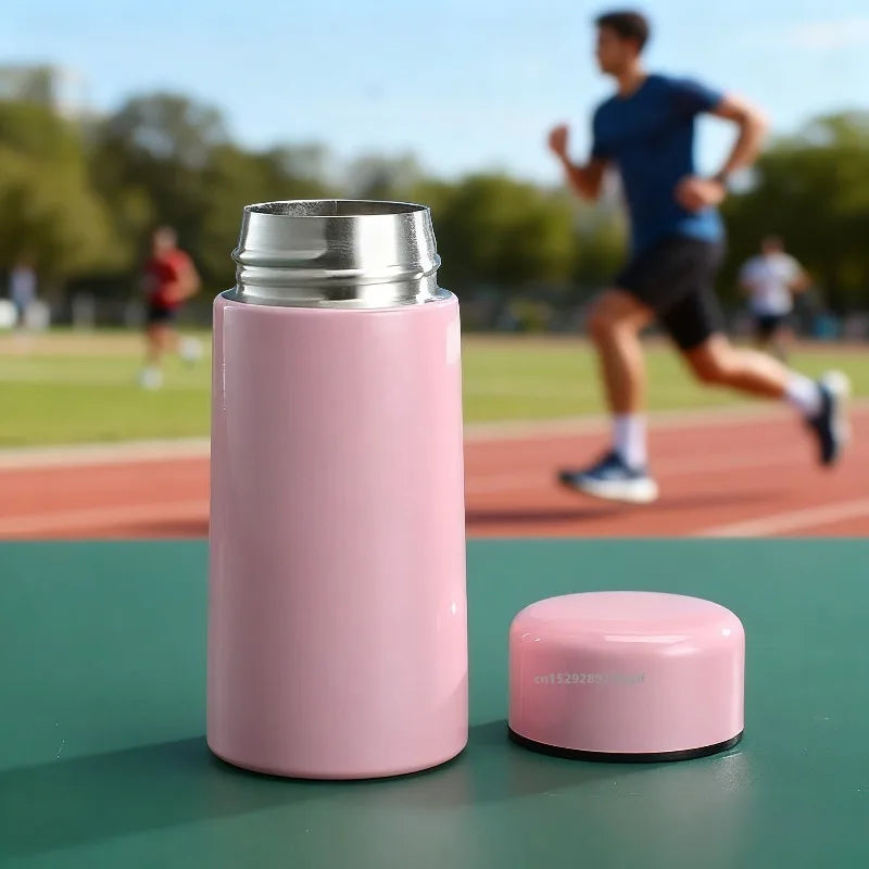 304 Stainless Steel Insulated Cup 160ml Mini Pocket Cup Portable Travel Cup For Outdoor Camping Hiking Vacuum Thermal Bottle
