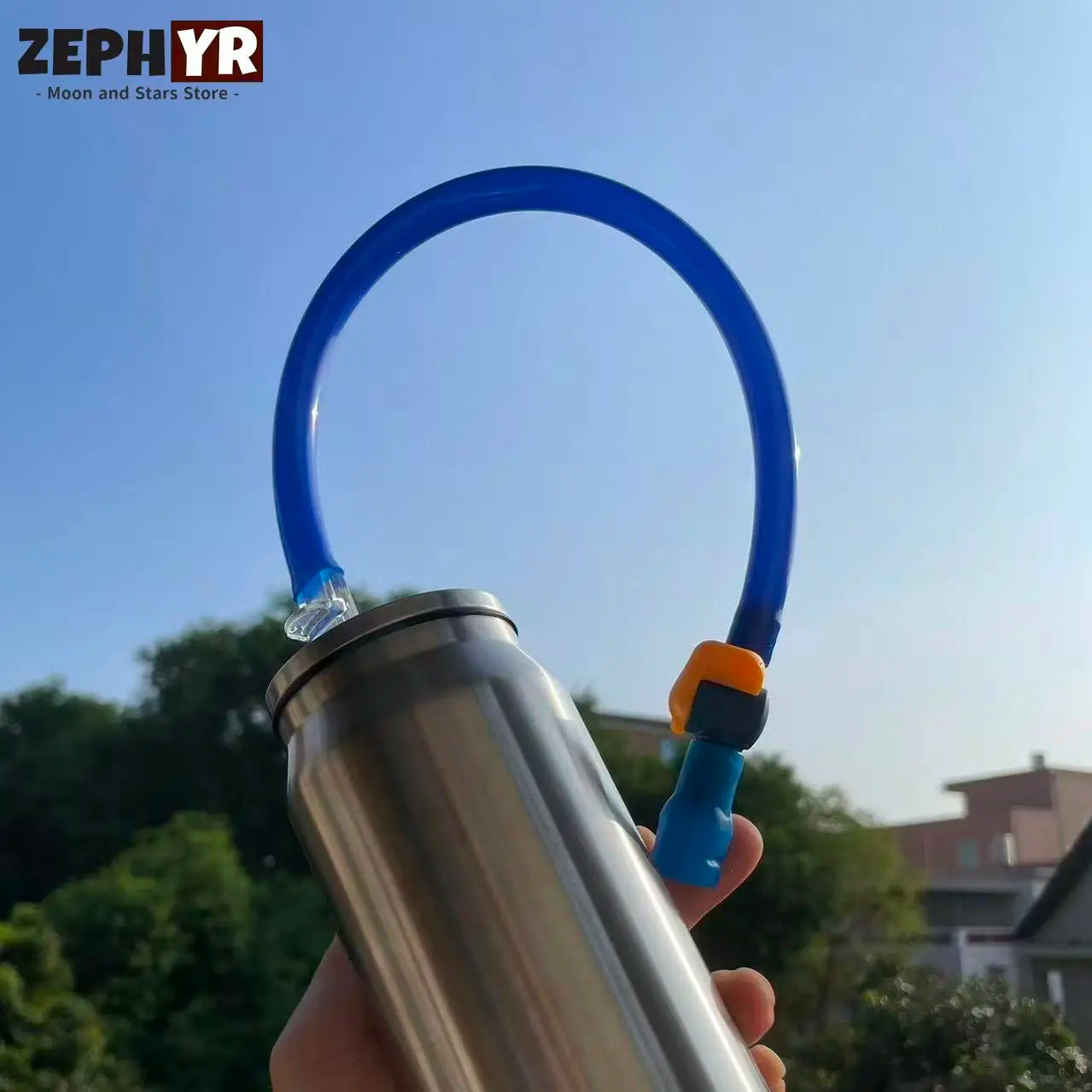 50cm Drinking Water Hose Camper Drink Straws Reusable TPU Racing Drinking Tube Hydration Bladder 40cm Bottle Thermos with Hose