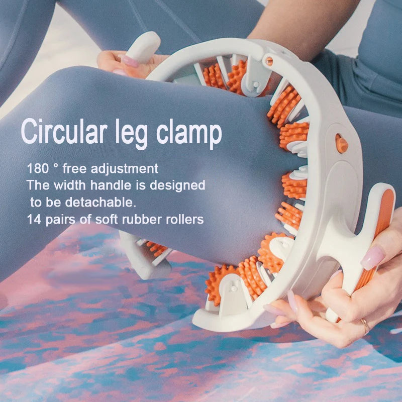 Full Body Manual Muscle Massager Roller - Anti-Cellulite, Relieves Soreness, Shapes Body