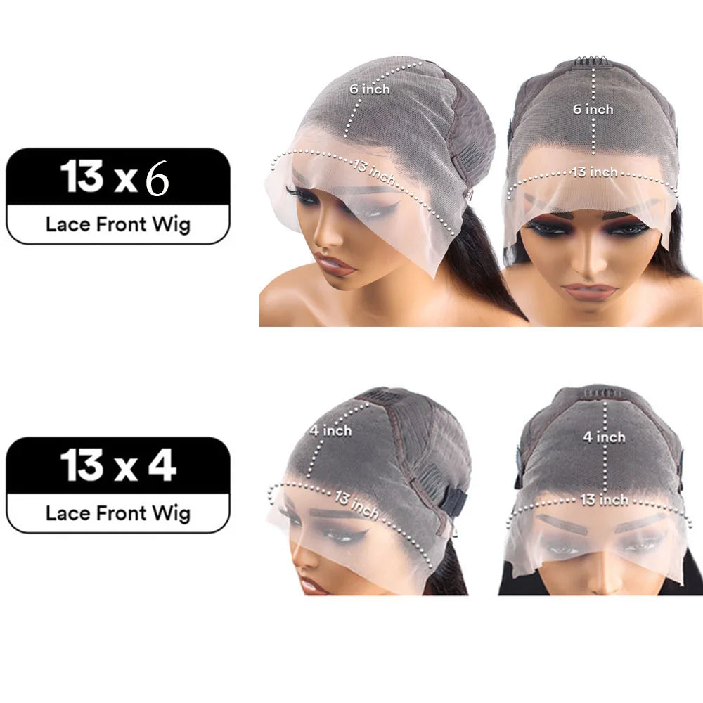 40 Inch Body Wave Human Hair Wigs Brazilian 13x6 Hd Lace Frontal Wig Transparent Loose Wave 13x4 Lace Front Wigs For Black Women