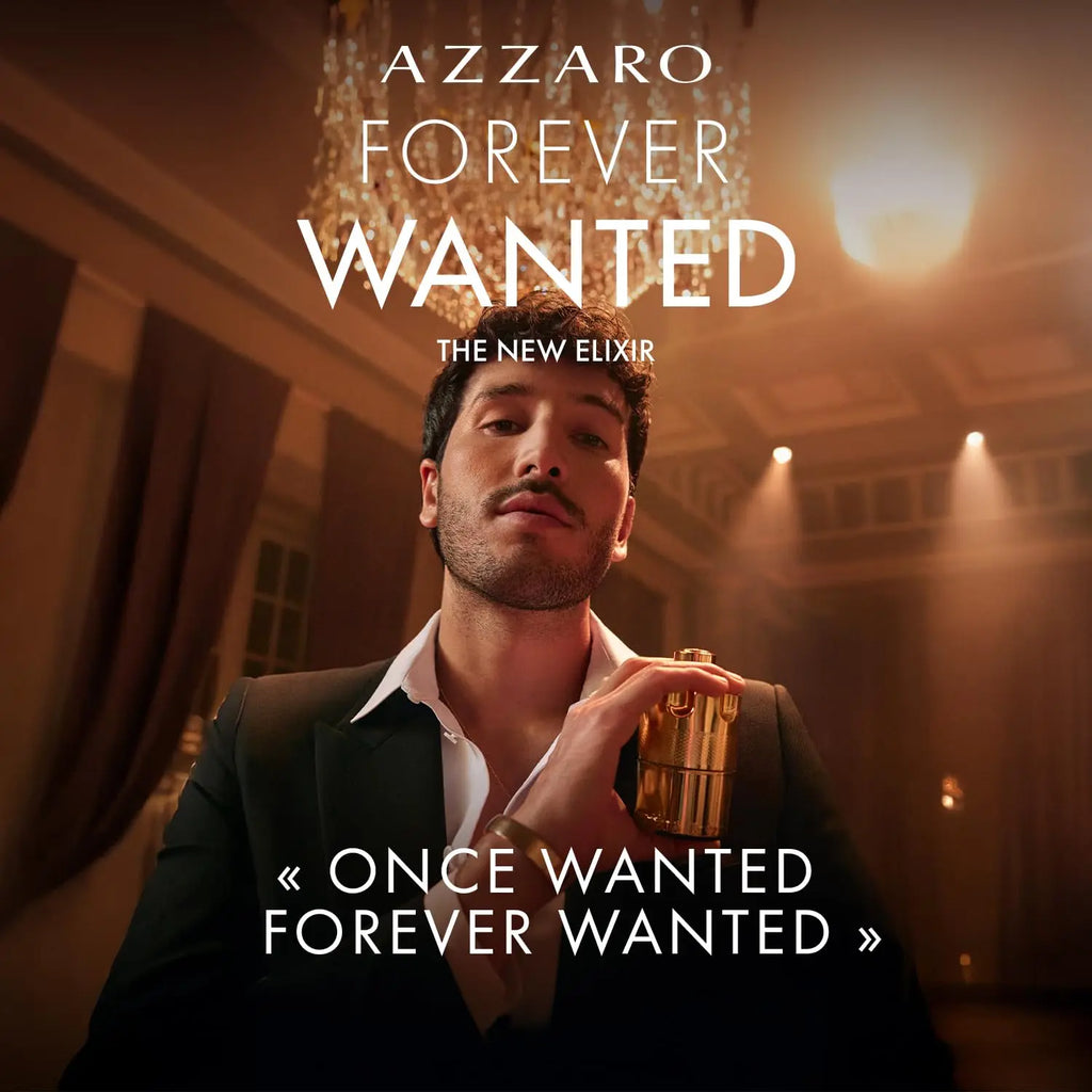 Azzaro Forever Wanted Elixir Mens Cologne With Notes of Raspberry Cardamom and Leather Accord
